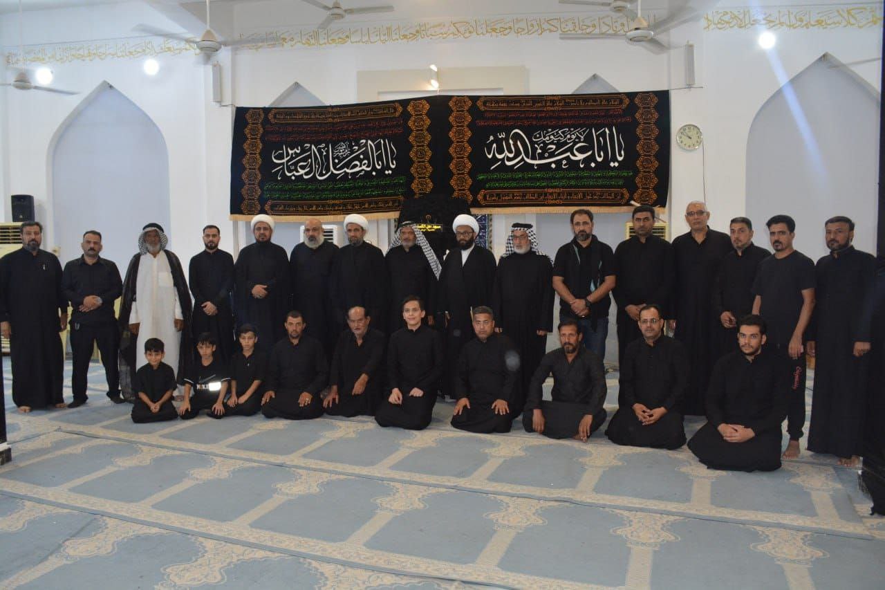 مكتب المرجع اليعقوبي في ذي قار يواصل سلسلة زياراته للمواكب الحسينية في مركز المحافظة .