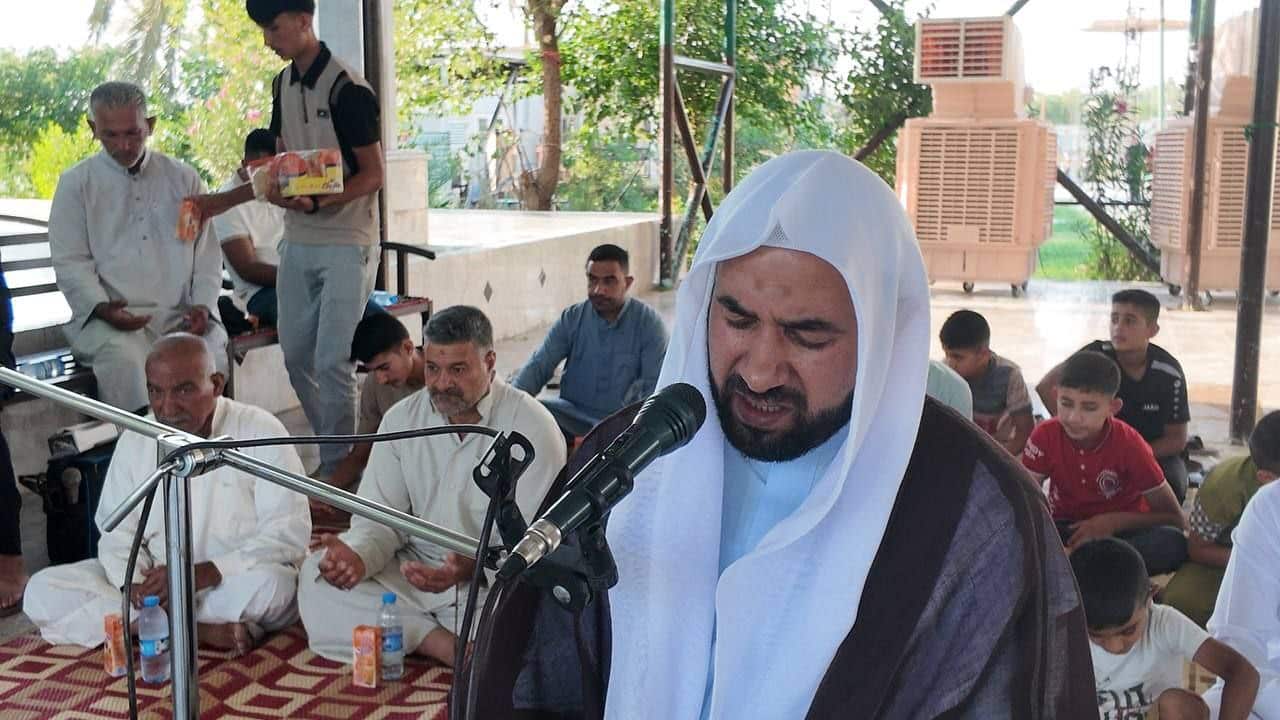 منظمة بيت الأنوار تقيم مراسيم دعاء التوبة في ديالى بحضور الشيخ مالك العقابي