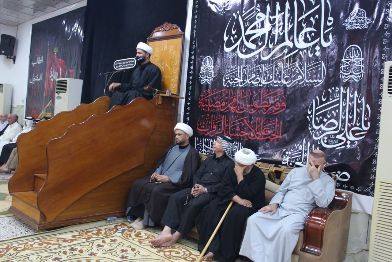 بمشاركة جماهيرية.. ممثلية المرجع اليعقوبي في صلاح الدين تُحيي ذكرى استشهاد الإمام الحسن العسكري (ع) بمشاركة جماهيرية.. ممثلية المرجع اليعقوبي في صلاح الدين تُحيي ذكرى استشهاد الإمام الحسن العسكري (ع)