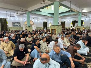 بالصور.. إقامة صلاة الجمعة المباركة في جامع الإمام الحسن المجتبى (ع) بالغزالية