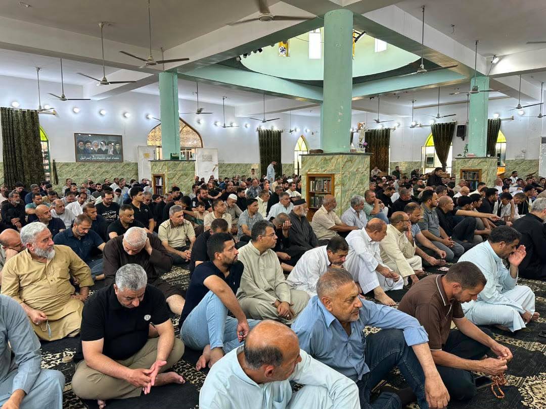 بالصور.. إقامة صلاة الجمعة المباركة في جامع الإمام الحسن المجتبى (ع) بالغزالية