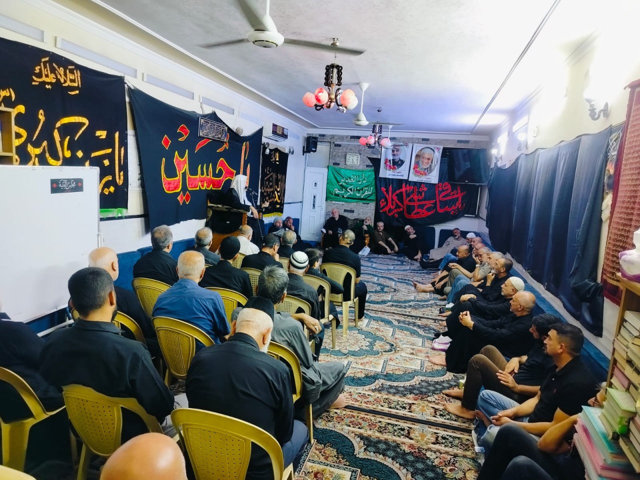 دار الغدير للقرآن الكريم في الكاظمية تقيم مجلس عزاء باستشهاد الإمام الحسن العسكري (ع)