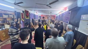 في منطقة الطوبجي.. حسينية "سفينة النجاة" تحيي ذكرى استشهاد الإمام الحسن العسكري (ع)
