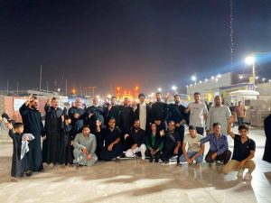 برنامج عبادي وثقافي لزائري العتبات المقدسة.. "الصادق الأمين" في قضاء الكفل تحيي ذكرى استشهاد الإمام العسكري (ع)