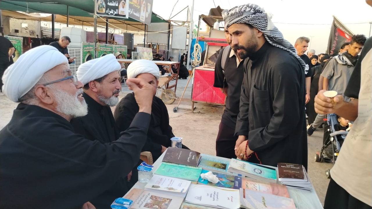 تحت شعار الخدمة الحسينية.. موكب حسينية "عقيلة آل هاشم" بالمسيب يواصل تقديم خدماته لزائري الأربعيني