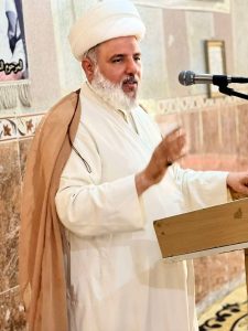 وسط حضور جماهيري حاشد.. إقامة صلاة الجمعة المباركة في حسينية أنصار الحسين (ع) بناحية شيخ سعد