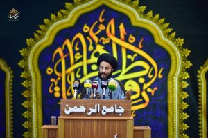 أجواء إيمانية خاشعة.. إقامة صلاة الجمعة المباركة في جامع الرحمن بإمامة السيد قيصر الشرع.