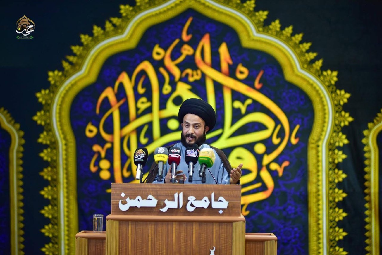 أجواء إيمانية خاشعة.. إقامة صلاة الجمعة المباركة في جامع الرحمن بإمامة السيد قيصر الشرع. أجواء إيمانية خاشعة.. إقامة صلاة الجمعة المباركة في جامع الرحمن بإمامة السيد قيصر الشرع.