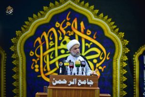 منبر الوعي والرسالة.. جامع الرحمن ببغداد يحتضن صلاة الجمعة بحضور جمعٍ غفير من المؤمنين.