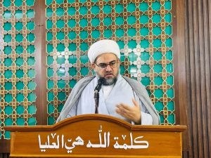 برعاية مكتب المرجع محمد اليعقوبي (دام ظله) في الكرخ.. إحياء شعيرة الجمعة بإمامة الشيخ عمار الصفار