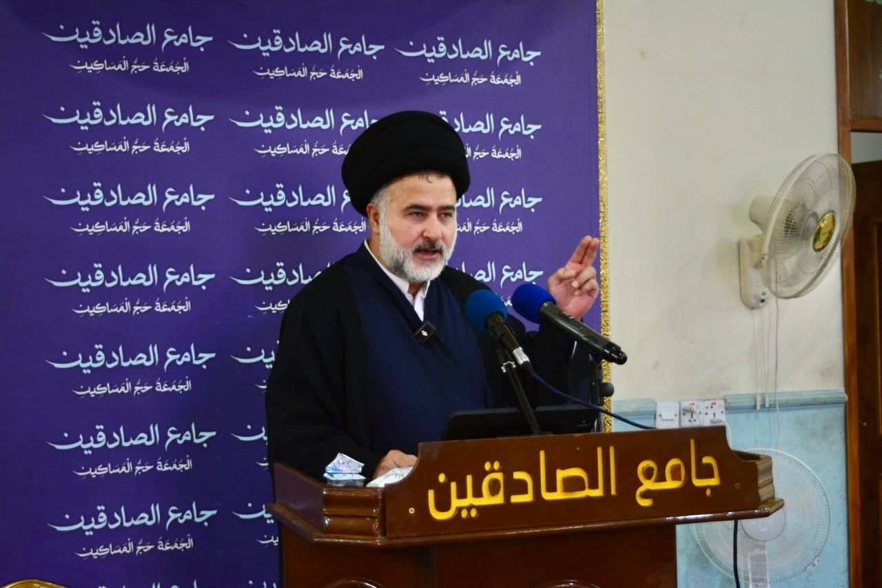 «أجواء إيمانية وخشوع يعمّان جامع الصادقين في الرصافة خلال إقامة صلاة الجمعة المباركة»