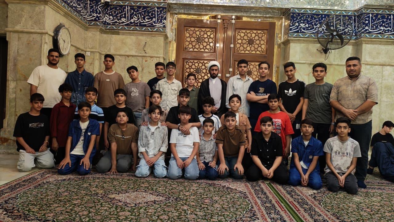 تحت رعاية مكتب المرجع اليعقوبي.(دام ظله ). هيئة الإحسان الثقافية تنظم سفرة إيمانية وترفيهية لطلبة المدرستين الجوادين إلى سامراء وبلد.