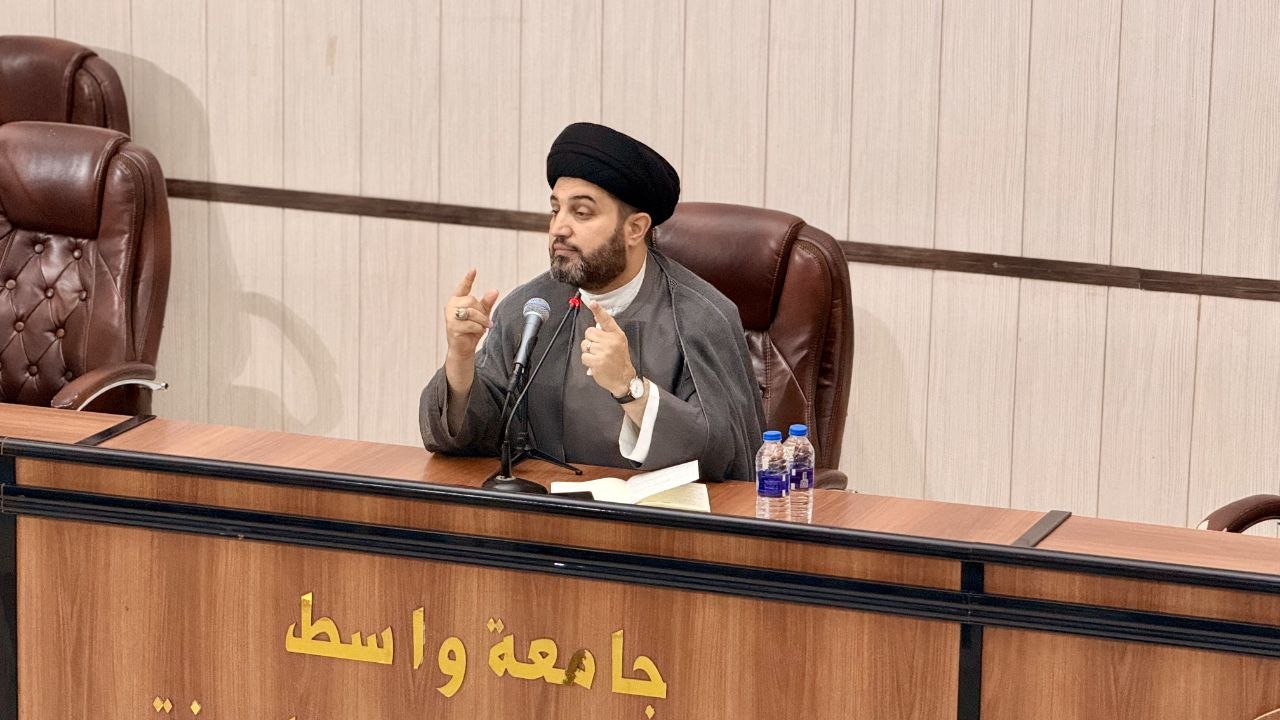جامعة واسط تحتضن الندوة الحوارية الكبرى بمناسبة يوم العفاف العالمي احتفاءً بذكرى ولادة الحوراء زينب (عليها السلام).