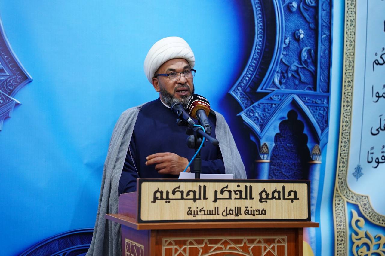 من مجمع الأمل بالبصرة.. منبر الجمعة يضيء على قدسية الفريضة ومسؤولية المجتمع تجاه حوزته وعلمائه