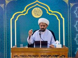 مكتب المرجعية الدينية في بابل يقيم صلاة الجمعة ويستحضر دروس العفة من سيرة السيدة زينب (ع).