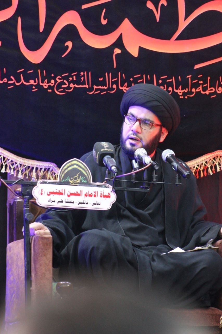 استذكاراً للفجيعة الكبرى وفق الرواية الثانية.. هيئة الإمام الحسن المجتبى تحتضن جمعاً من المعزين في قضاء خانقين.