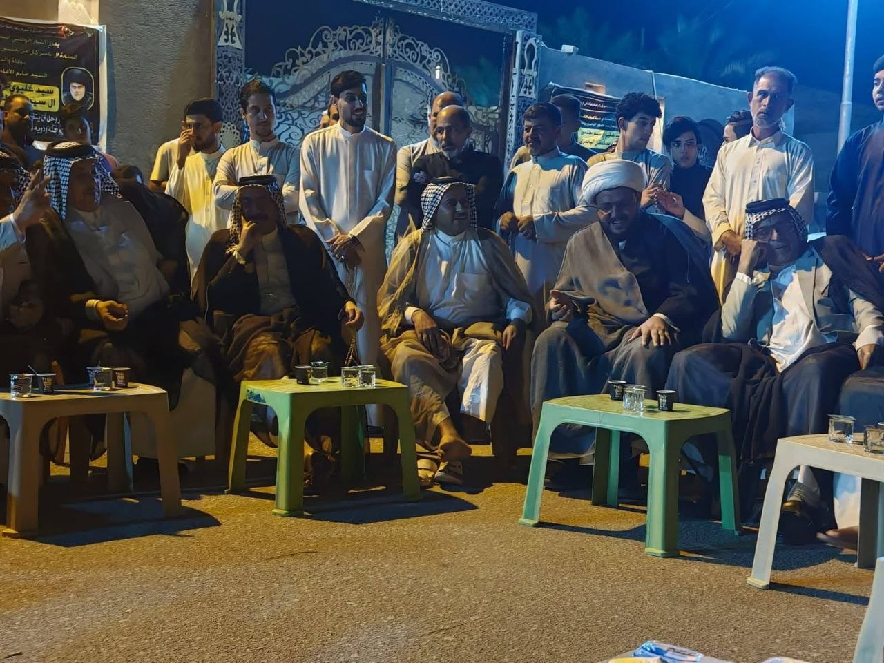 لتعزيز أواصر الوحدة المجتمعية: وفد فضلاء المرجعية الدينية يحضر صلحاً عشائرياً في محافظة المثنى.