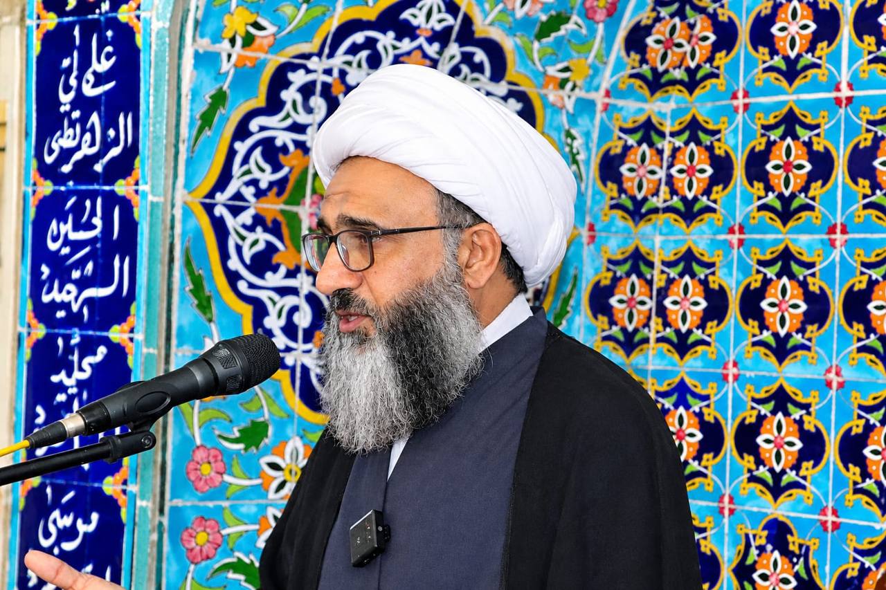 إقامة صلاة الجمعة المباركة في جامع زين العابدين بناحية الوحدة بإمامة الشيخ هادي العقيلي(دام عزه )